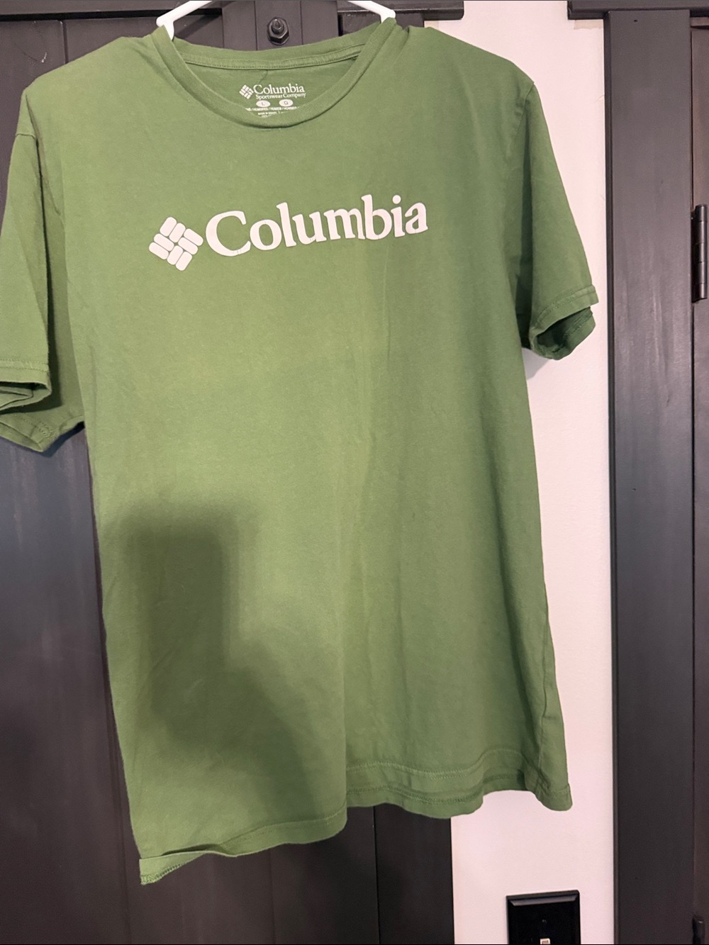 Columbia Green Short-Sleeve Logo Tee